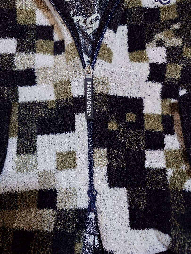 PEARLY GATES 裏地付きニットブルゾン防風保温