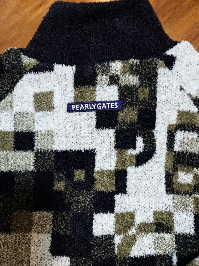 PEARLY GATES 裏地付きニットブルゾン防風保温