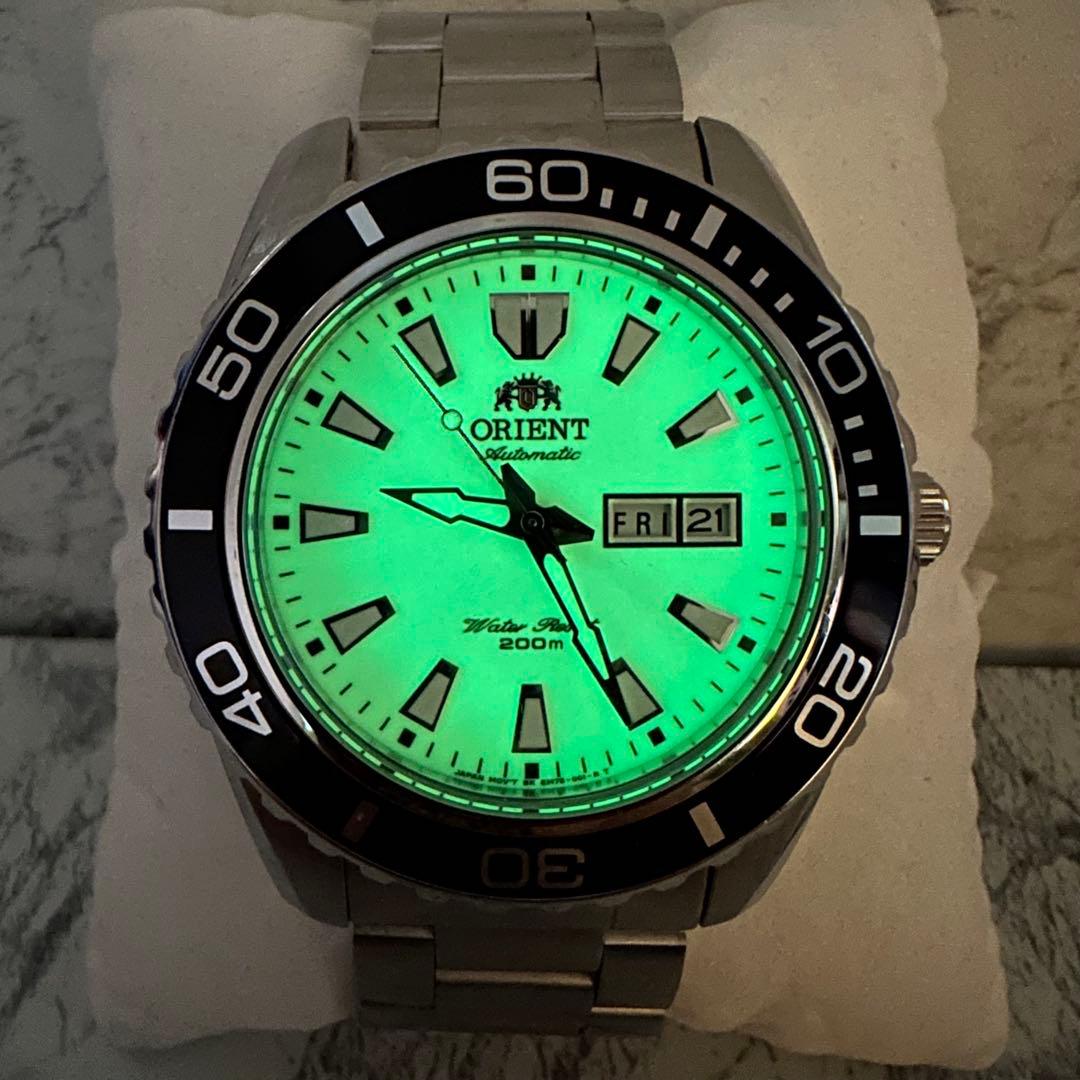 希少 ORIENT MAKO XL 全面蓄光 ルミブライト FEM75005R9