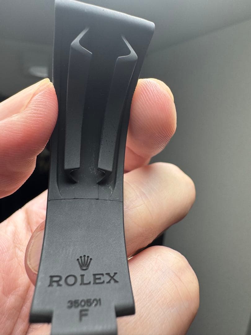 【新品同様】ROLEX純正 OYSTERFLEX オイスターフレックス　Fサイズ