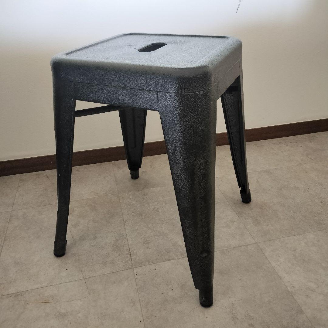 スタッキング　スチール　スツール ブラック　未使用