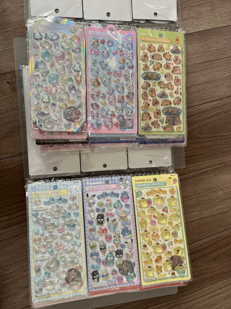 ボンボンドロップシール　まとめ売り　シール帳　完成品