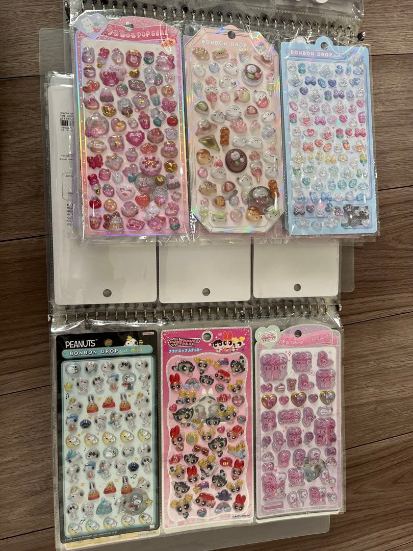 ボンボンドロップシール　まとめ売り　シール帳　完成品
