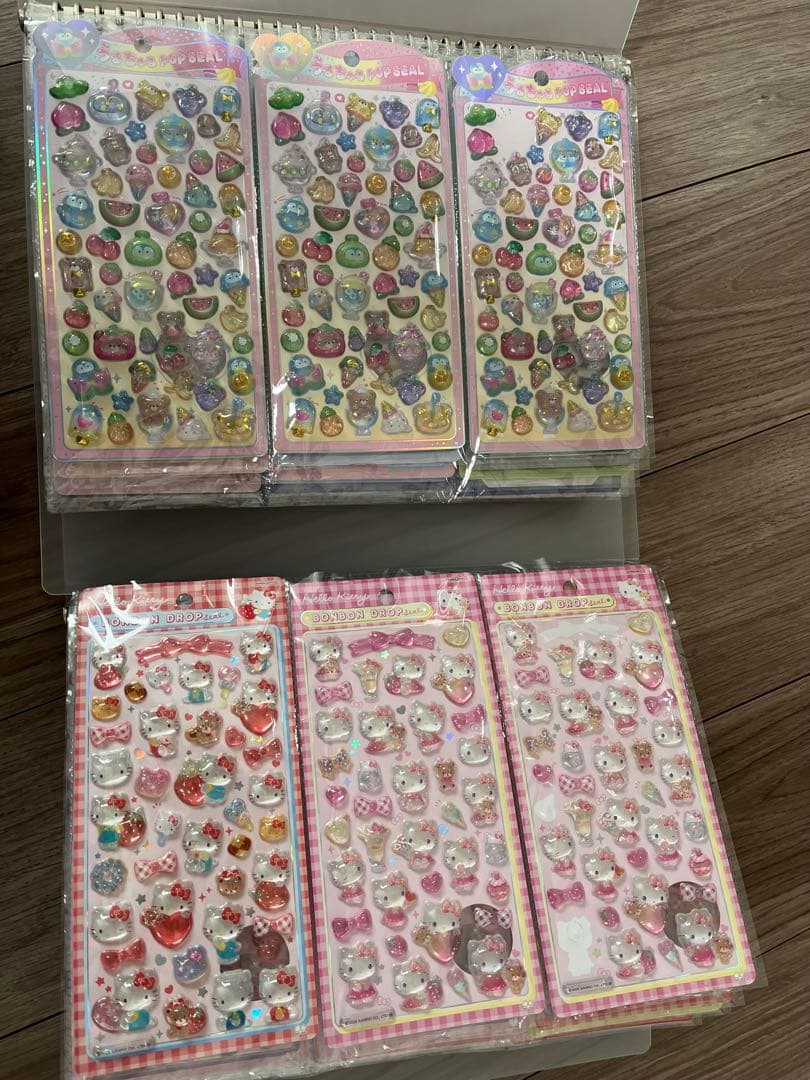 ボンボンドロップシール　まとめ売り　シール帳　完成品