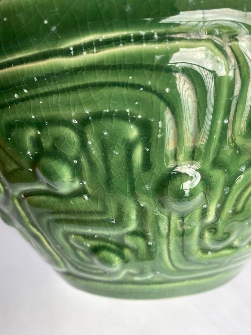 台湾官窯瑞獸双耳壺