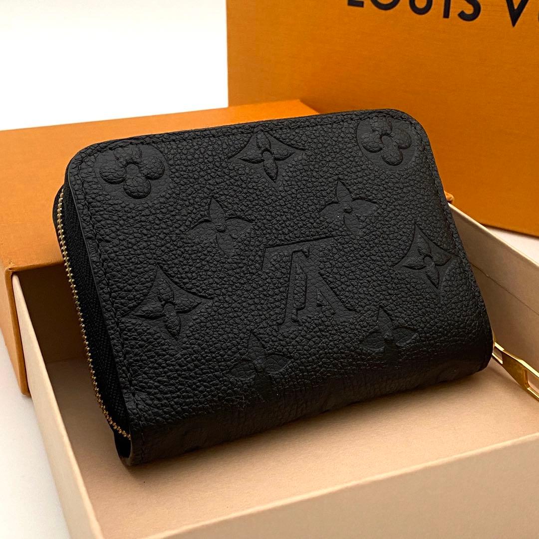 ルイヴィトン モノグラム アンプラント ジッピーパース ブラック 小銭入れ