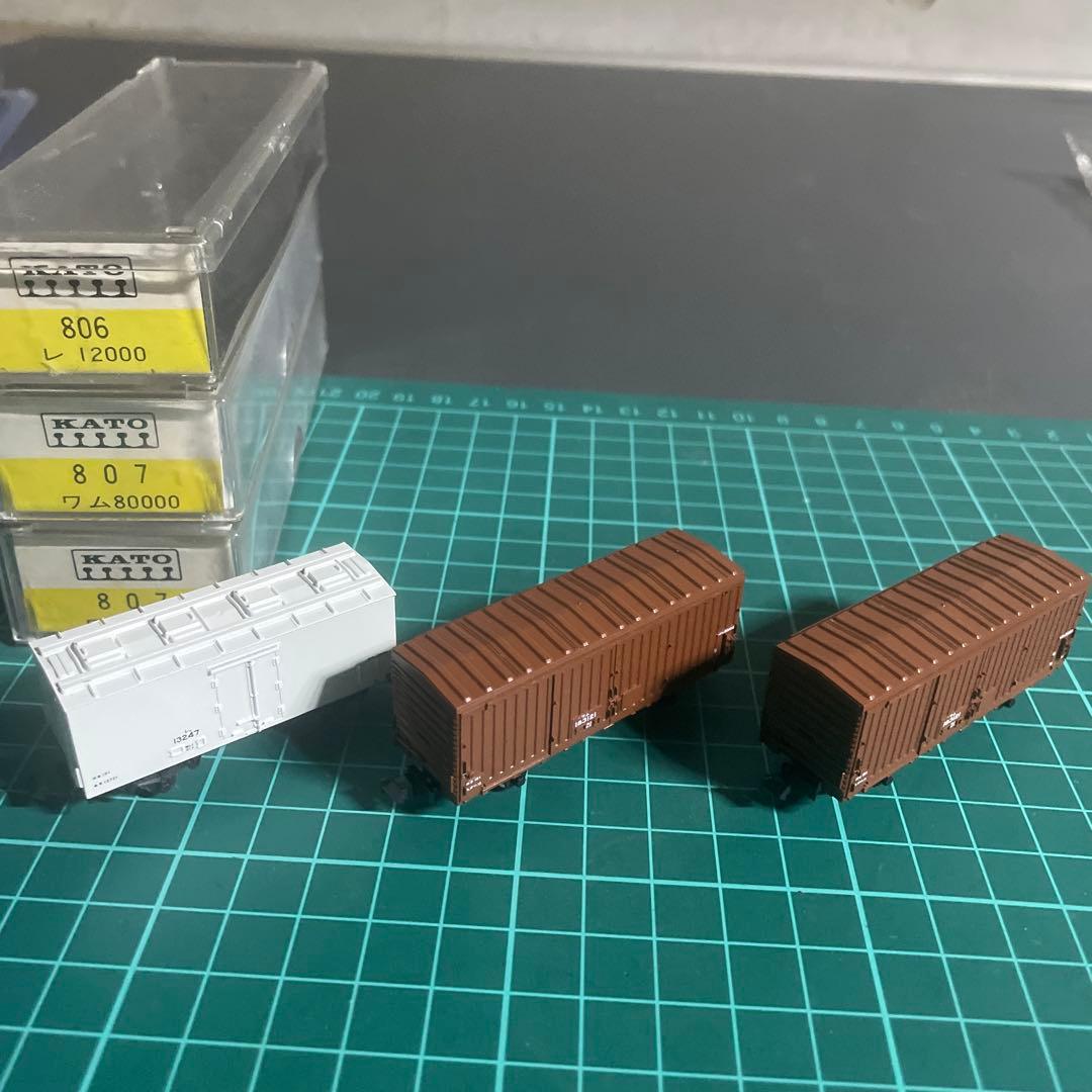 Nゲージ 蒸気機関車と貨車セット