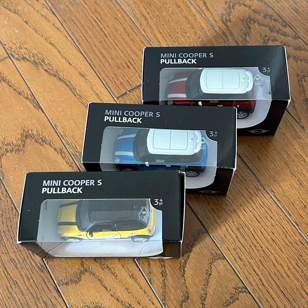 BMW MINI純正 ミニカー 3台 ミニクーパーS プルバックカー R56