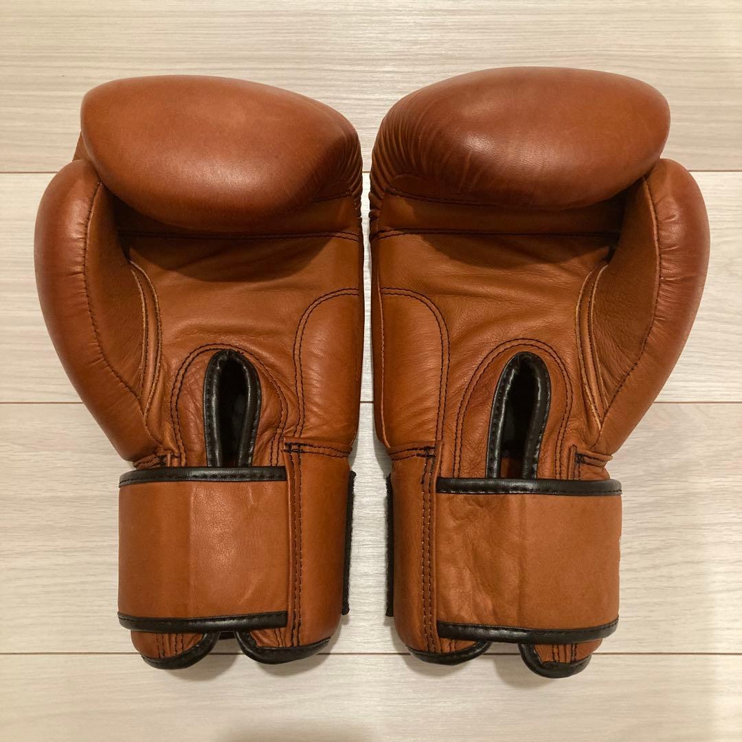 WINDY ボクシンググローブ 16 oz ブラウン レザー 本革 - メルカリ