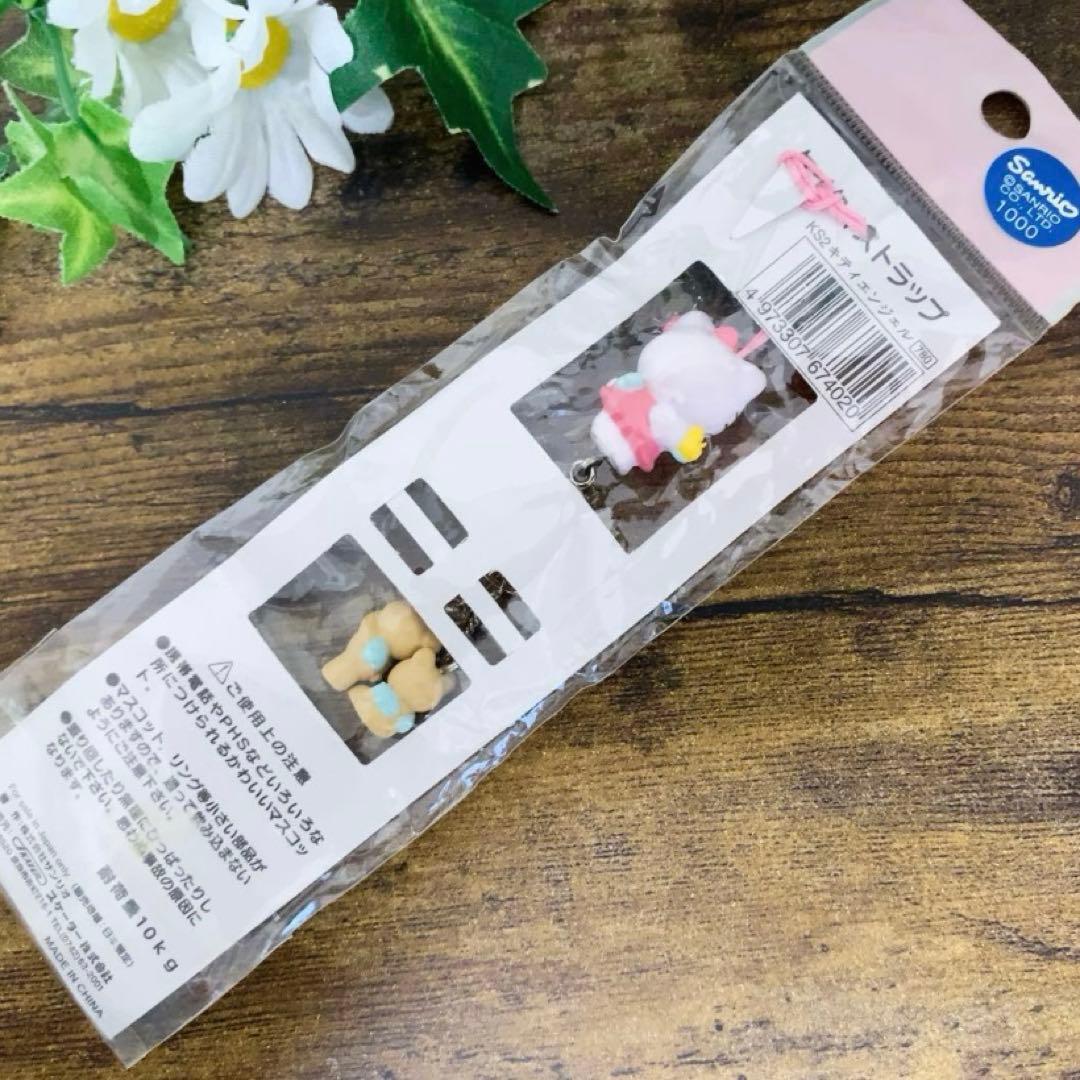 ★希少★ハローキティ エンジェル ストラップ キーホルダー チャーム 1998