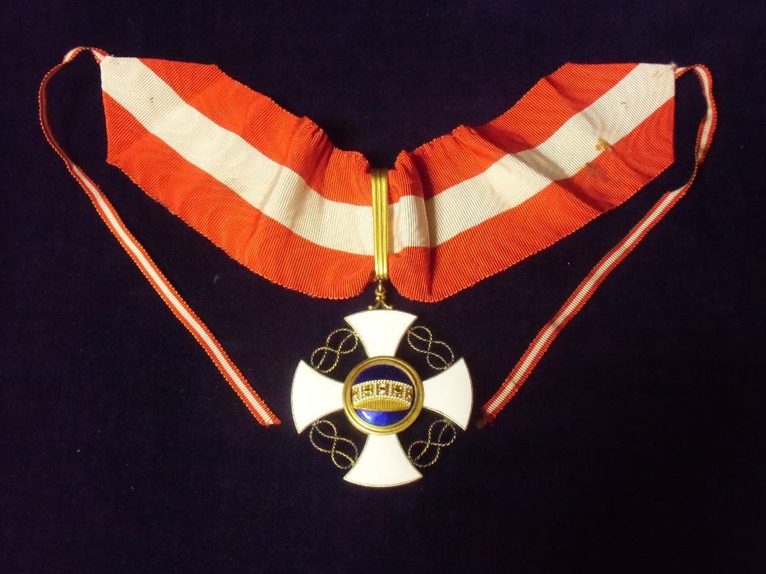 Ｉイタリア軍＊宝冠章/王冠勲章＊司令官クラス（実物）