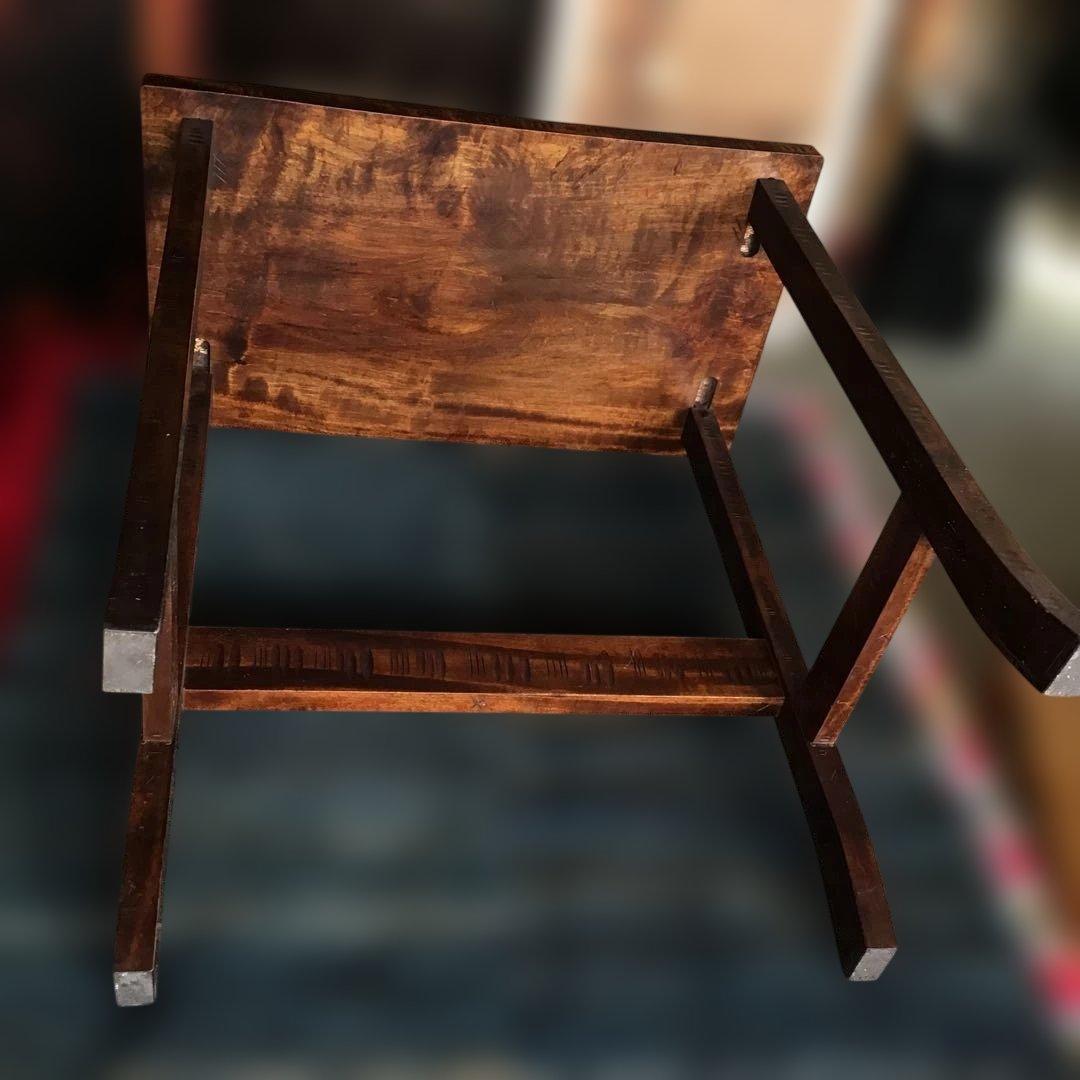 アンティーク軽井沢彫り 櫻 花台 家具 収納