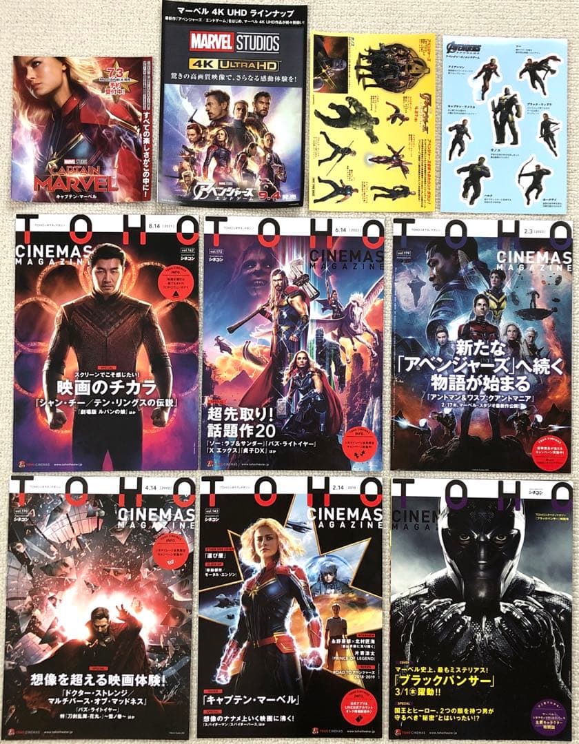 マーベル映画 人気シリーズ全作品70種チラシセット 映画フライヤー