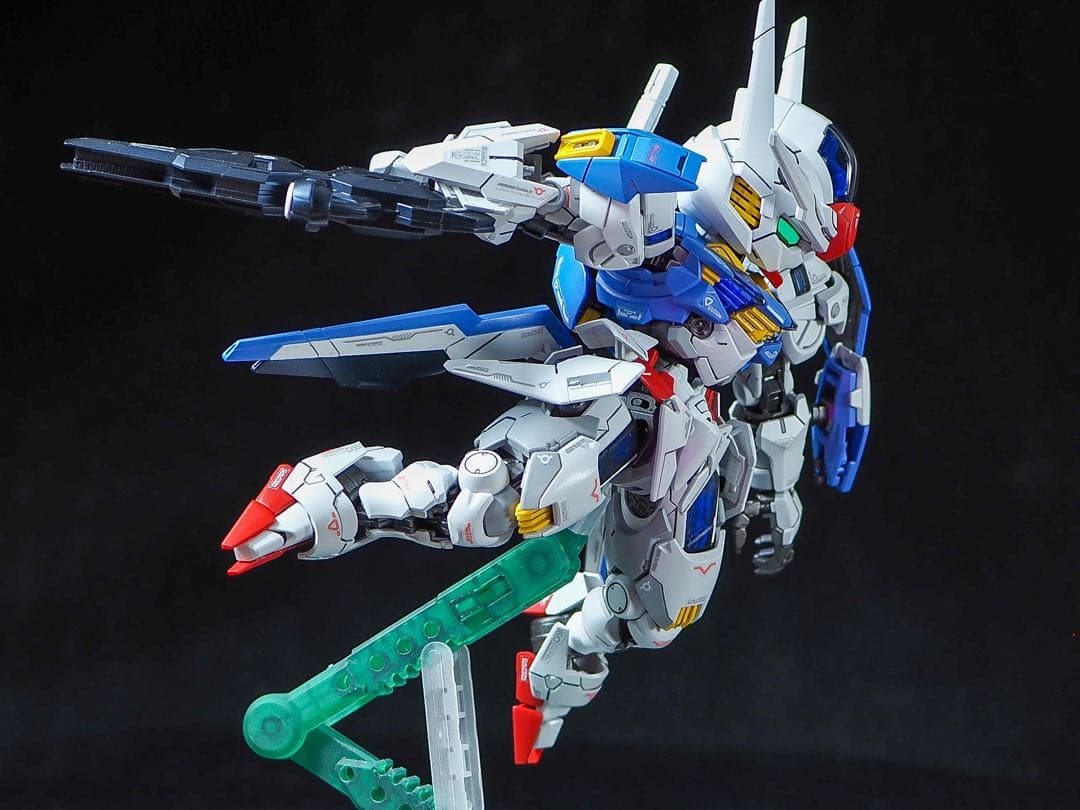 mgsd エアリアル 全塗装 完成品 塗り分け mgsd ガンダムエアリアル