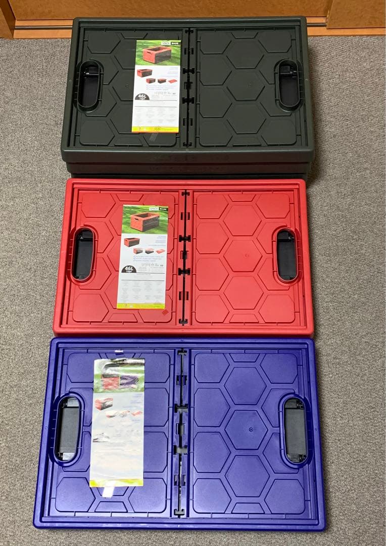 コストコ コンテナボックス 折りたたみ 46L オリコン 新品未使用 8個