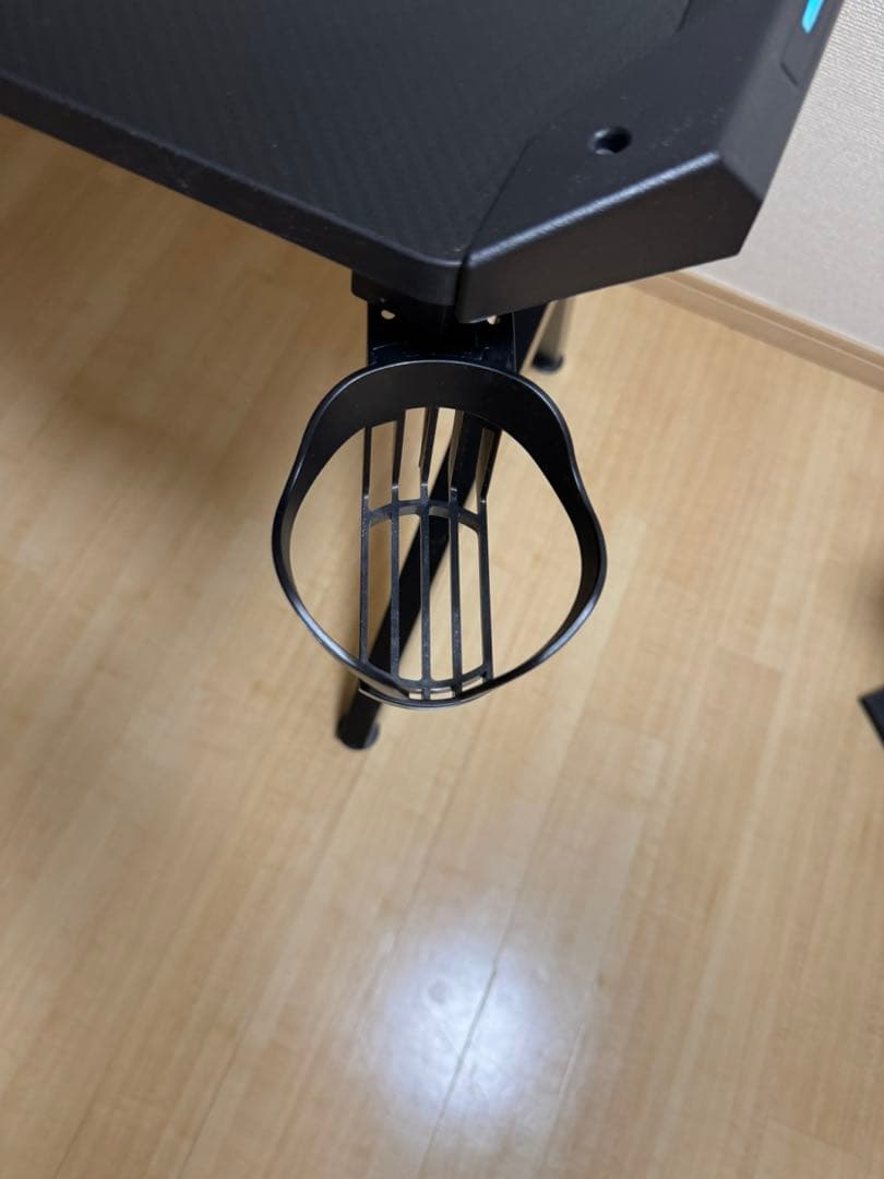 ゲーミングデスク 幅120cm×奥行60cm カーボンファイバー製 【完成品】