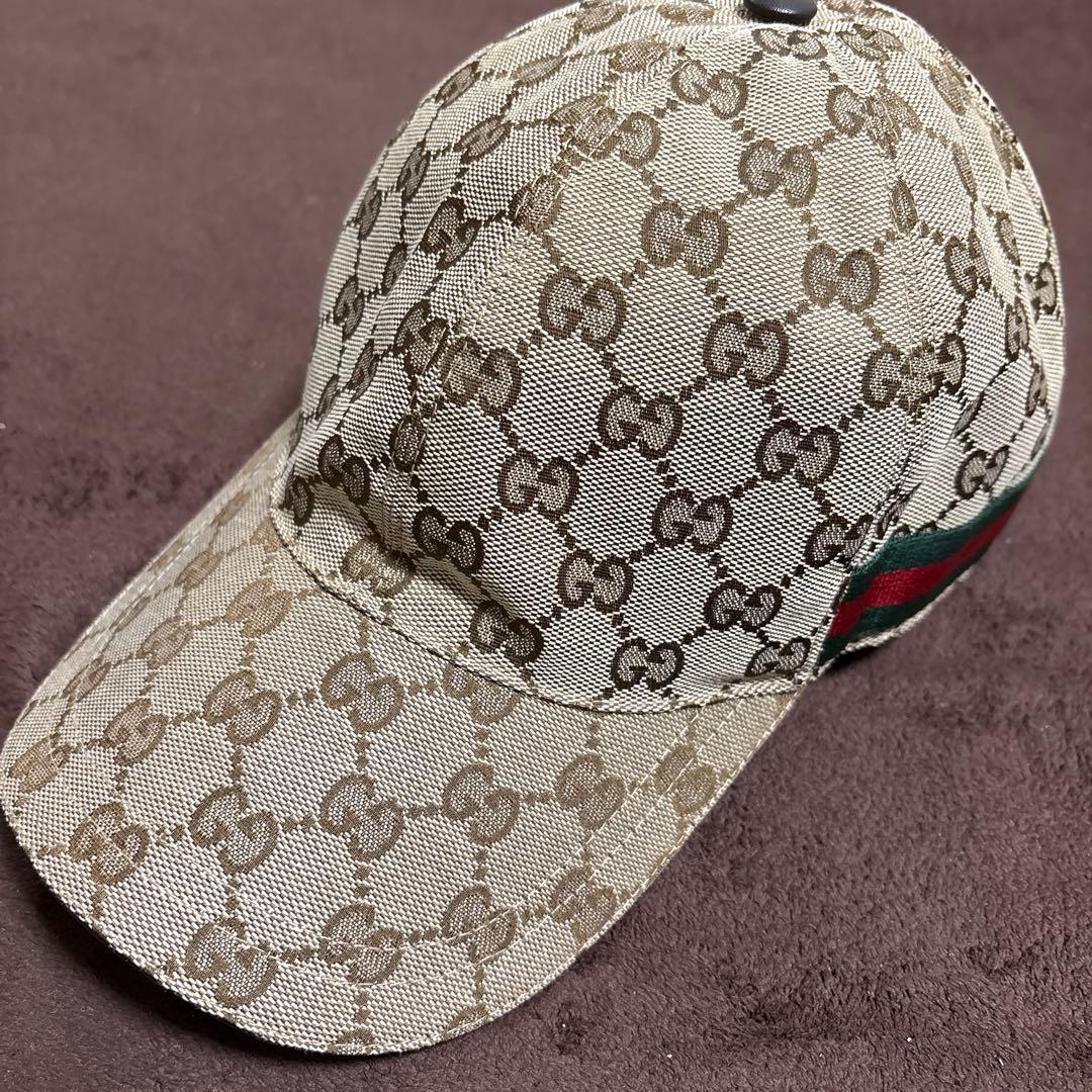 GUCCI GGモノグラム ベースボールキャップ