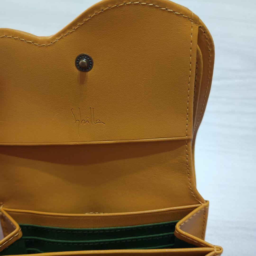 ☆Sybilla シビラ 二つ折り財布 金運アップレザー 黄色 新品 未使用☆