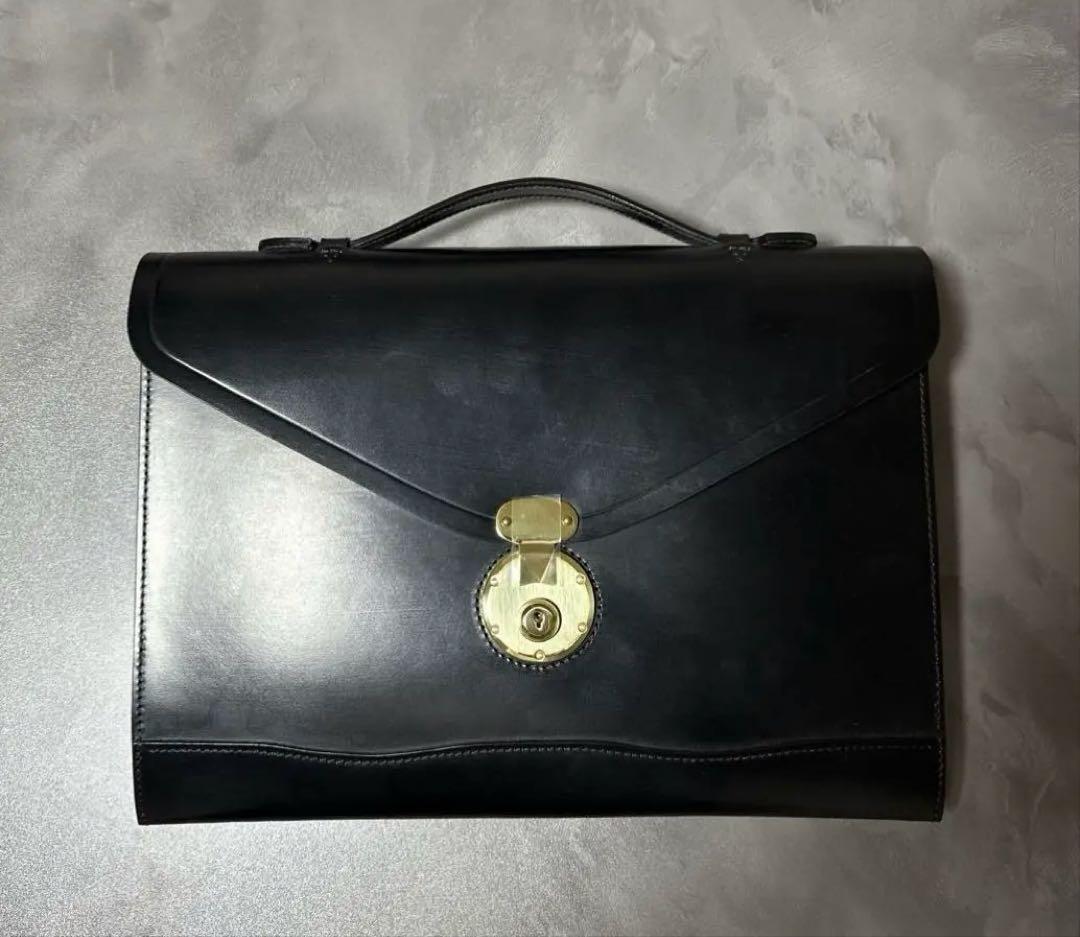 新品未使用　大峡製鞄　ドキュメントケース　黒　オオバセイホウ　OHBA