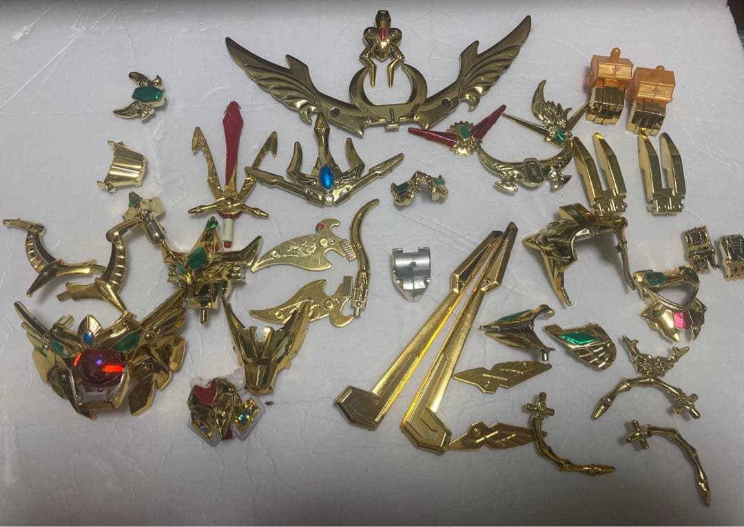 SDガンダムBB戦士 パーツセット　綺羅鋼　メッキ系パーツ　改造用　ジャンク