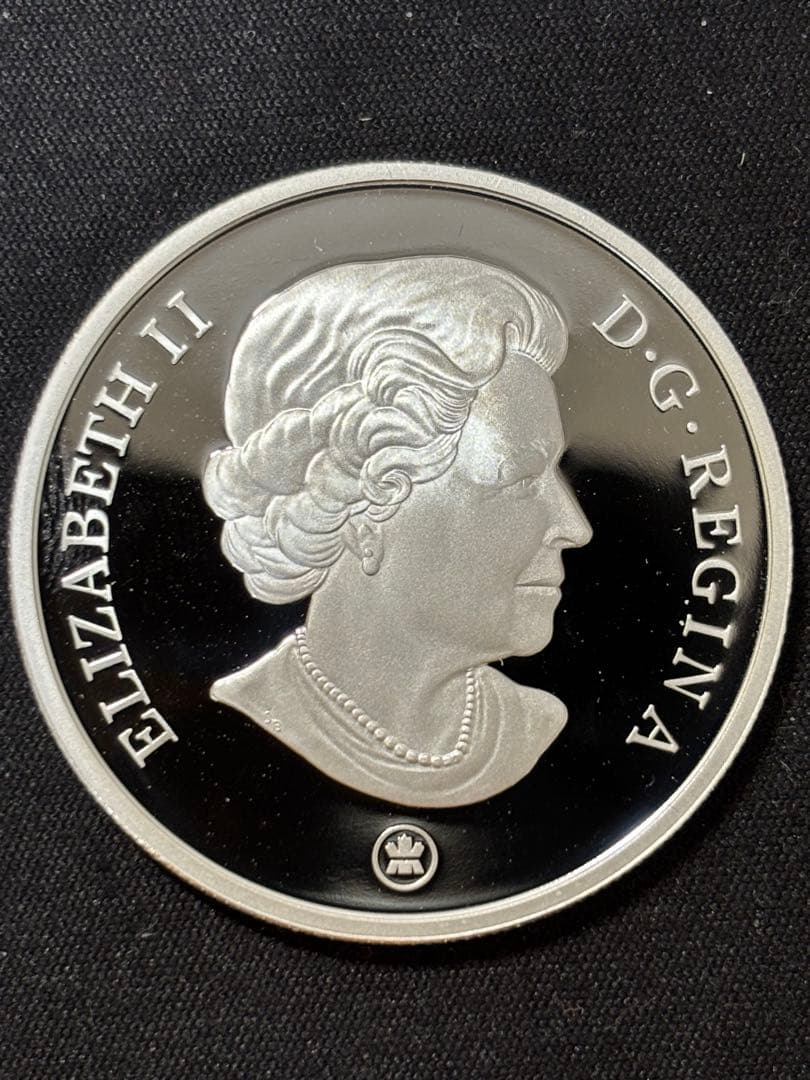 純銀製】1オンス カナダ1920年炭鉱労働者採掘石炭貿易 プルーフ