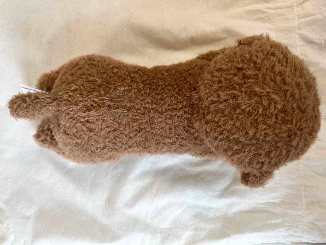 ジェラートピケ　トイプードル　ぬいぐるみ　ブラウン