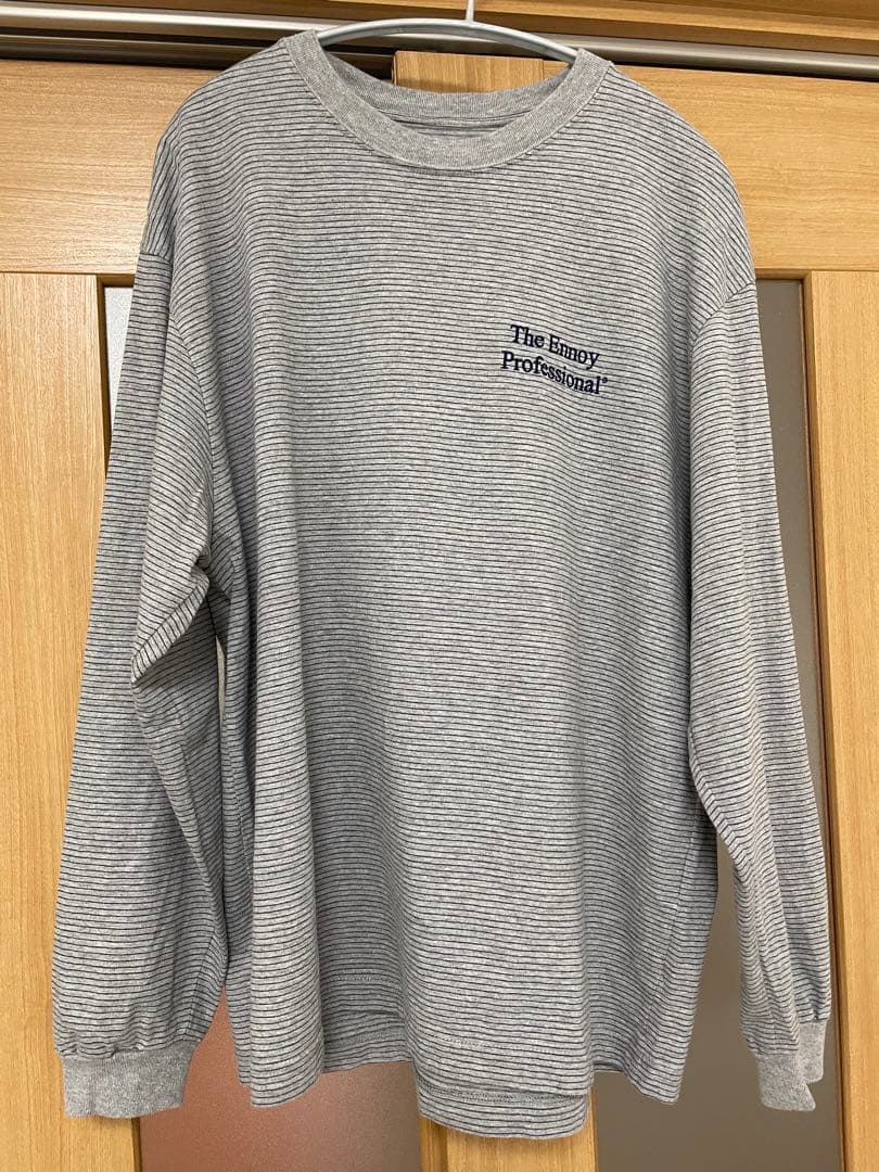 ennoy L/S border T-Shirt M C99146386 オンライン ショップ