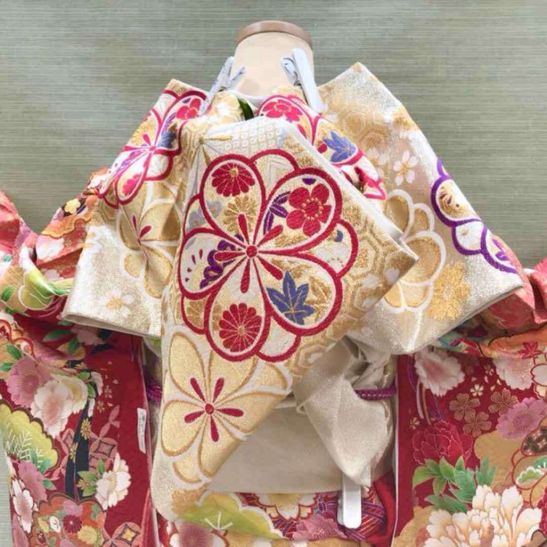 ☆豪華絢爛手描き大振袖‼️三越扱い 袋帯他 6点セット ⭐️豪華絢爛