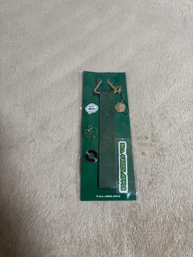 ミセスグリーンアップル ペンライトケース　ストラップとリングセット