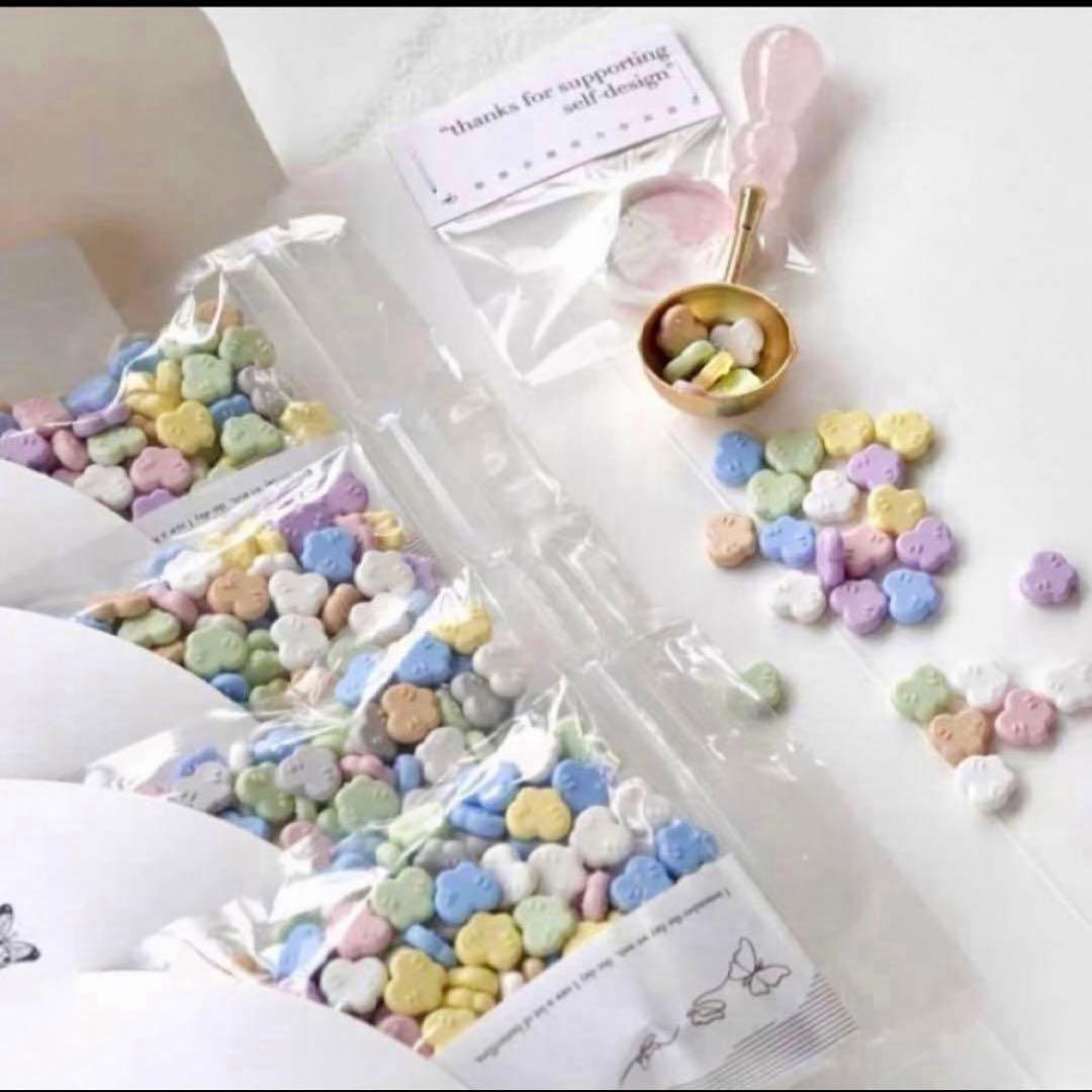 シーリングスタンプ用ワックス シリコンモールドアジサイ型