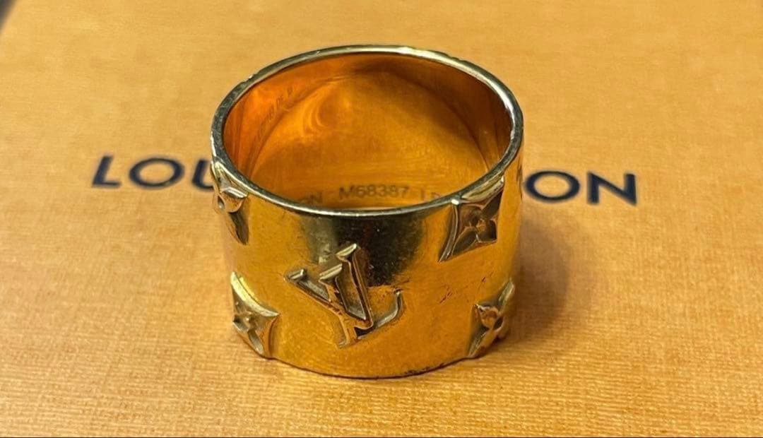 【希少品】LOUIS VUITTONルイ ヴィトン指輪リング12号★M68387