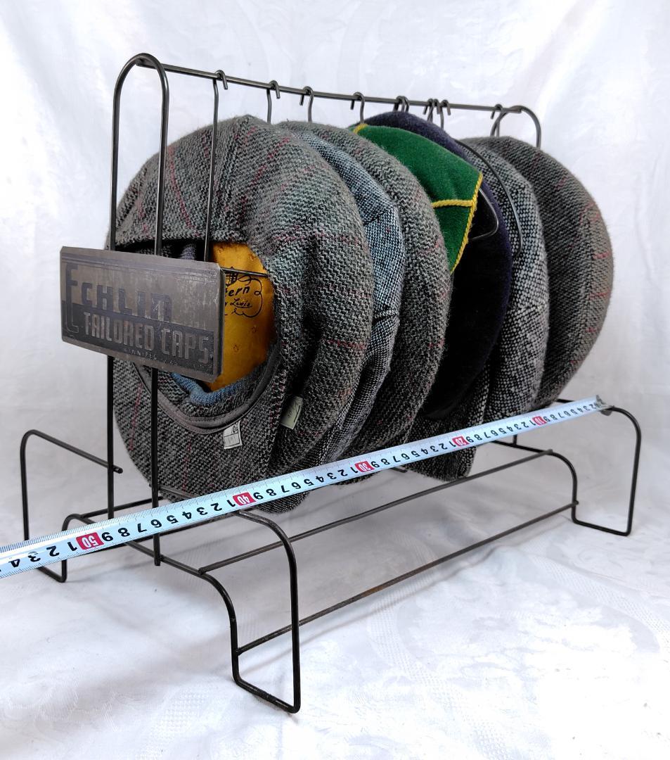 ハンチング帽 帽子掛け台 ハットラック ヴィンテージ ハンチング帽