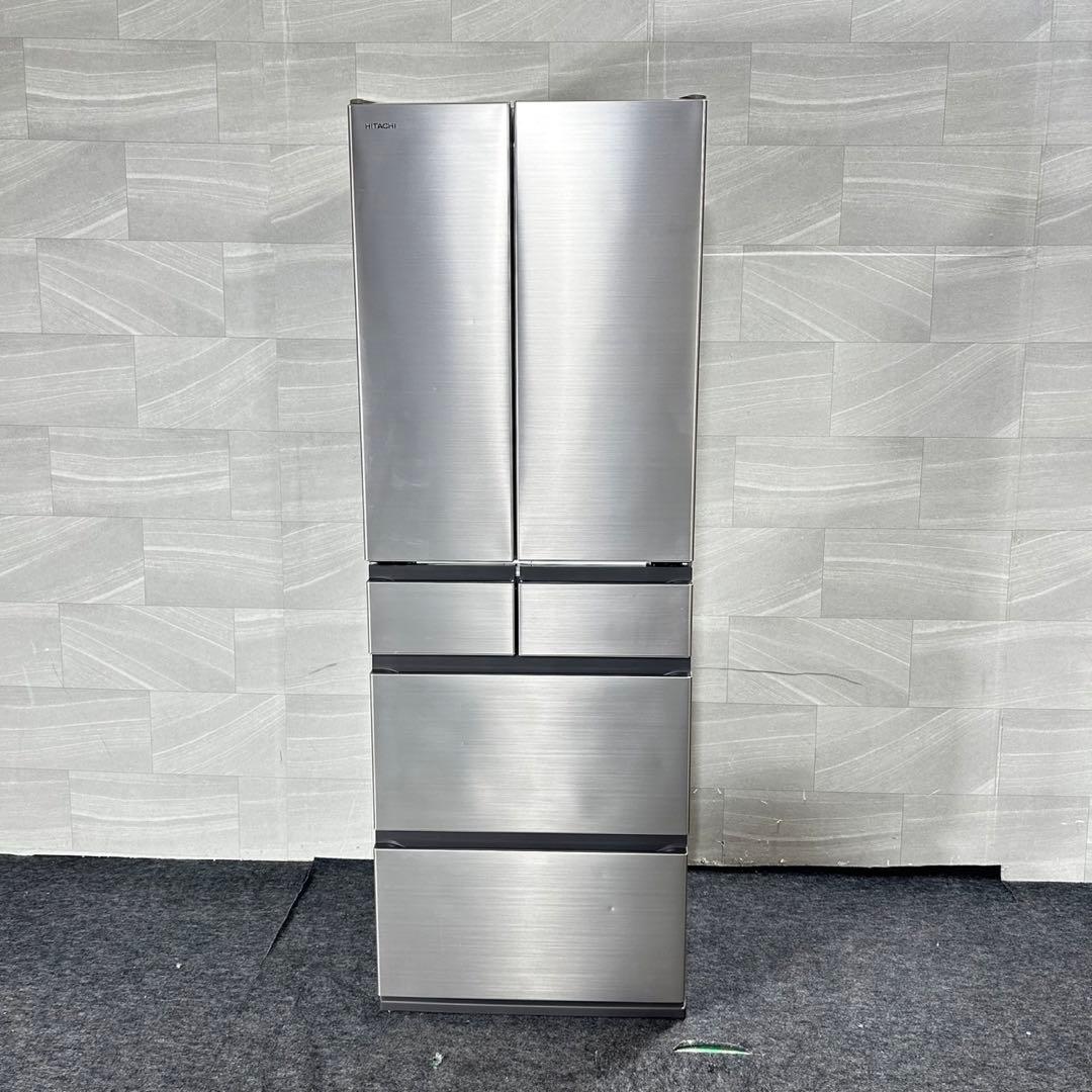 HITACHI 冷蔵庫 大型 485L 6ドア 清掃済み 2022年 d5028
