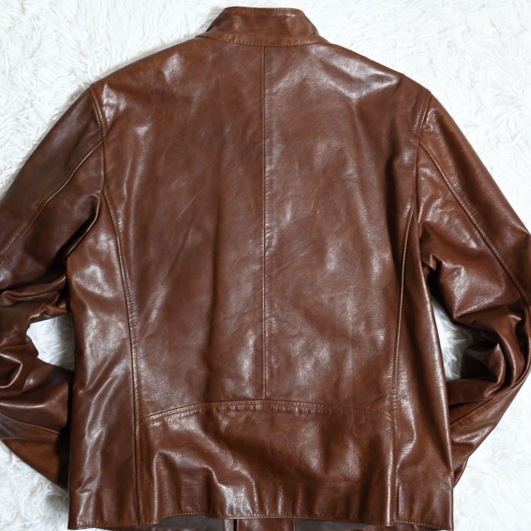 ヴァッツォレール セミダブルライダースジャケット 馬革 ホースハイド