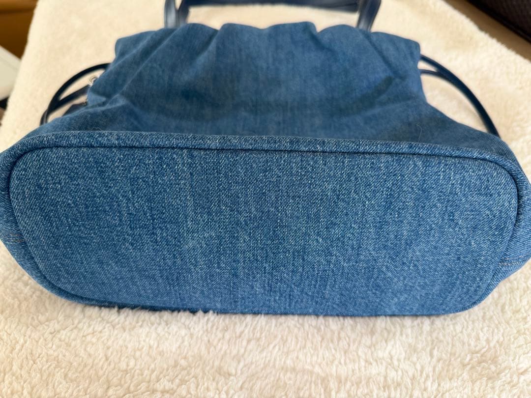 ⭐︎超美品　コーチ　ドローストリング　デニムショルダーバッグ