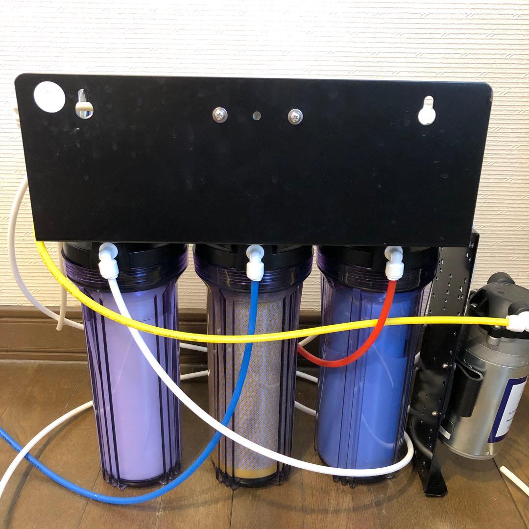 AQUAGEEK アクアギーク クロノスレイン RO浄水器 加圧ポンプ付き