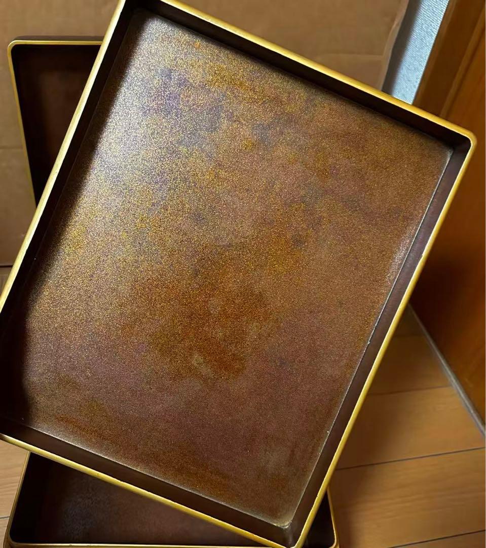 金蒔絵吉野山図硯箱 明治時代-19世紀頃 硯 水滴 双鹿 内梨子地漆器