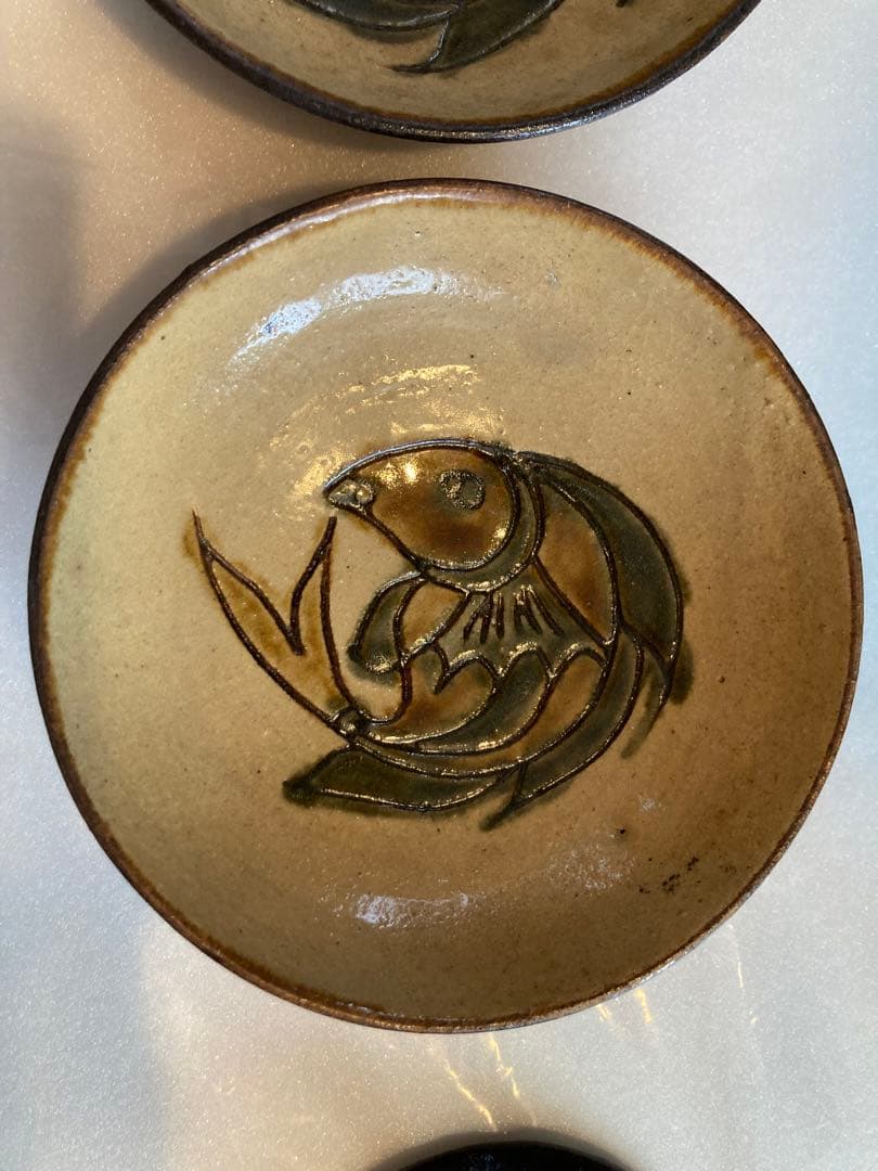 送料込有田焼ボンチャイナ観音像1960年代