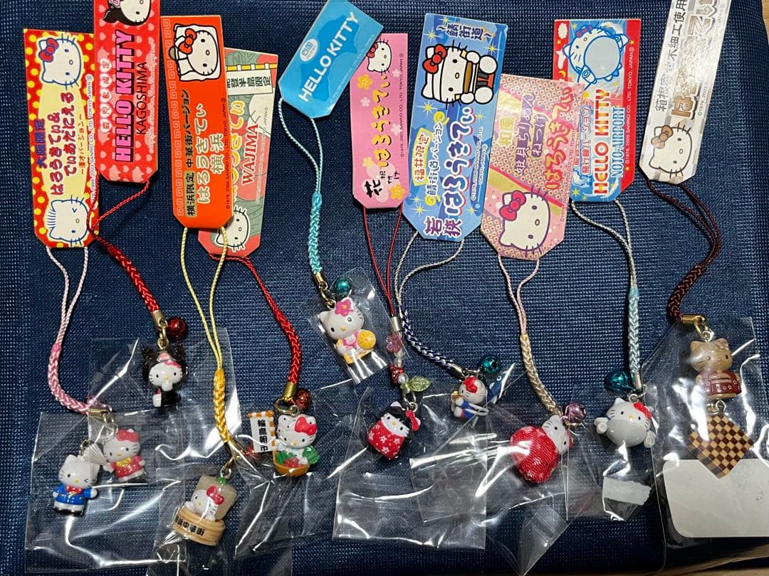 ご当地キティ 限定キティ 根付 ストラップ まとめ売り