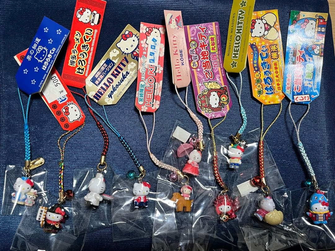 ご当地キティ 限定キティ 根付 ストラップ まとめ売り