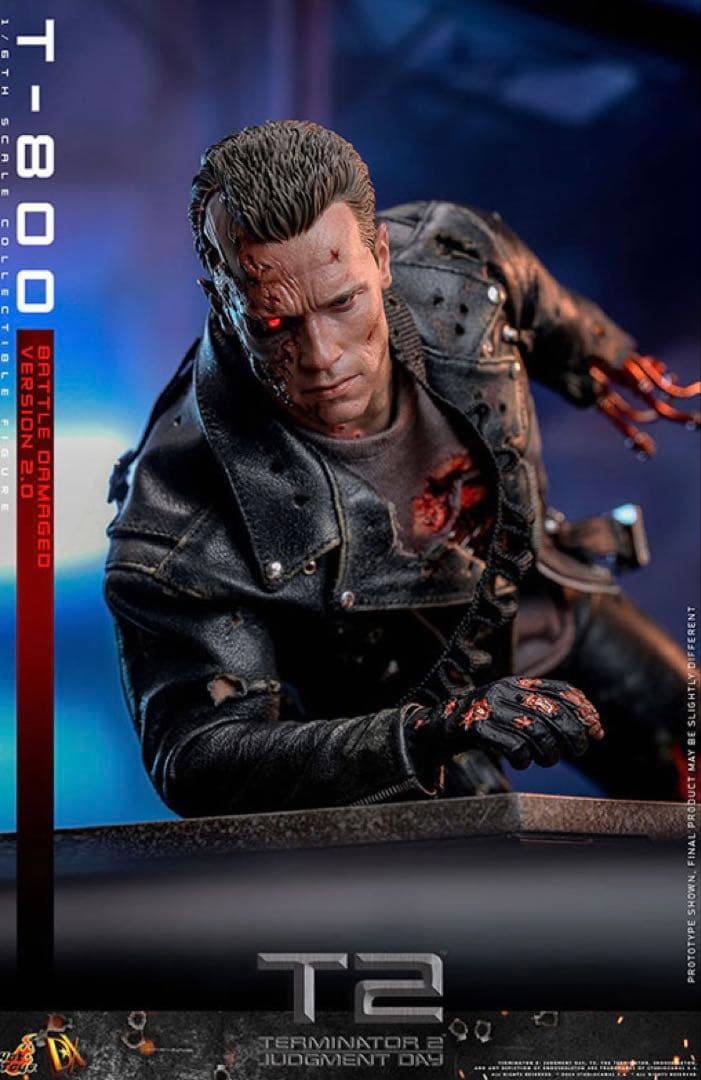 ホットトイズ 1/6 ターミネーター2 T-800バトルダメージ2.0 DX46