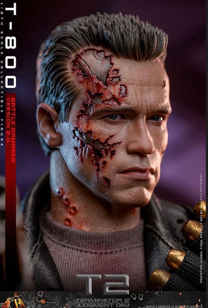 ホットトイズ 1/6 ターミネーター2 T-800バトルダメージ2.0 DX46