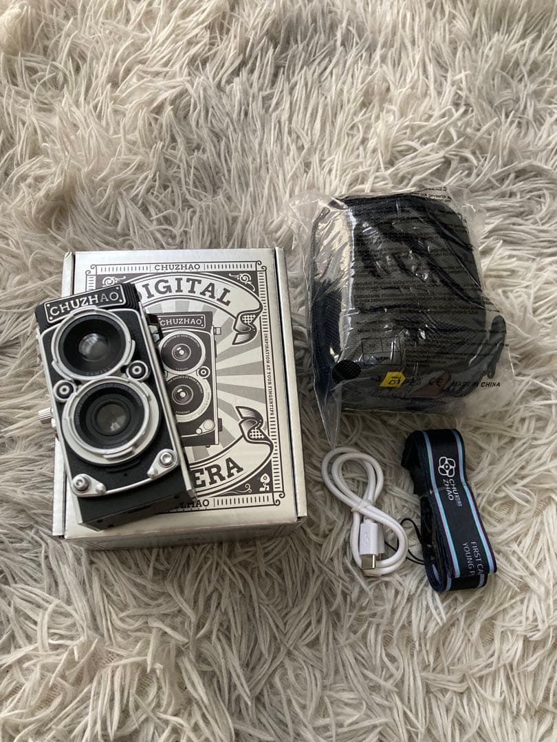 CHUZHAO デジタルレトロカメラ｜ヴィンテージ二眼レフ　ケース付き CHUZHAO デジタルレトロカメラ｜ヴィンテージ二眼レフ ケース付き