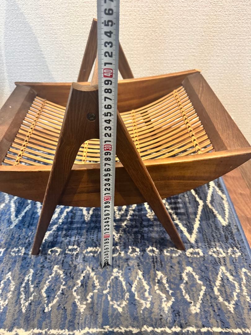 オールドマルニ maruni 1960年代 マガジンラック 孔雀ロゴ