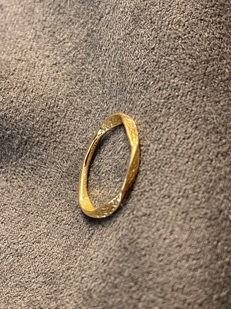 agete（アガット） K18 ピンキーリング