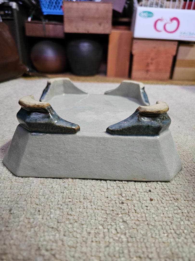 民藝 河井寛次郎？ 呉須百合辰砂角鉢 未鑑定品 - メルカリ