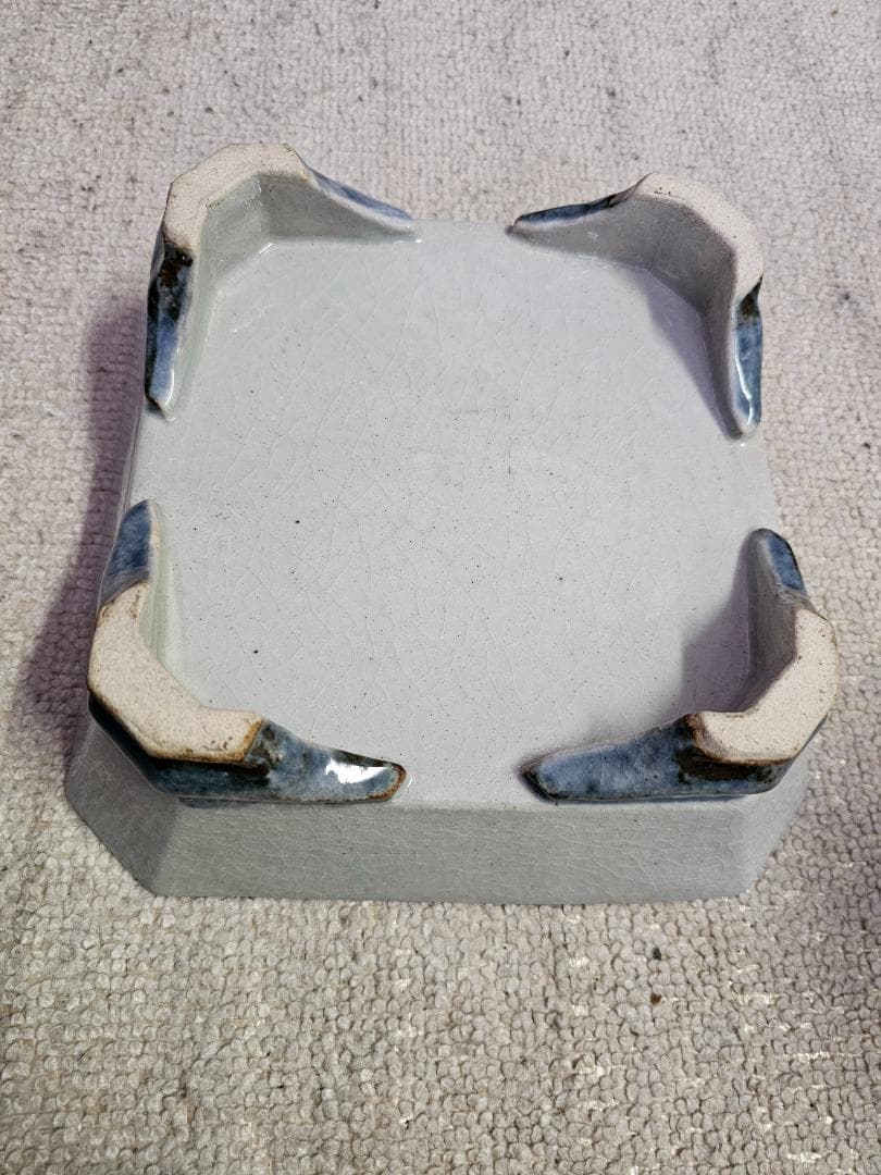 民藝 河井寛次郎？ 呉須百合辰砂角鉢 未鑑定品 - メルカリ