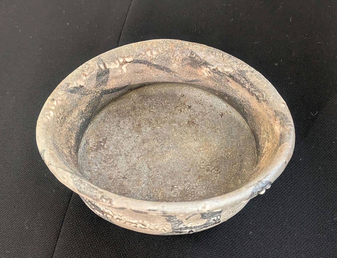 丸田宗彦』内田皿屋窯 沓形茶碗 絵唐津 茶道具 沓茶碗 共箱しおり