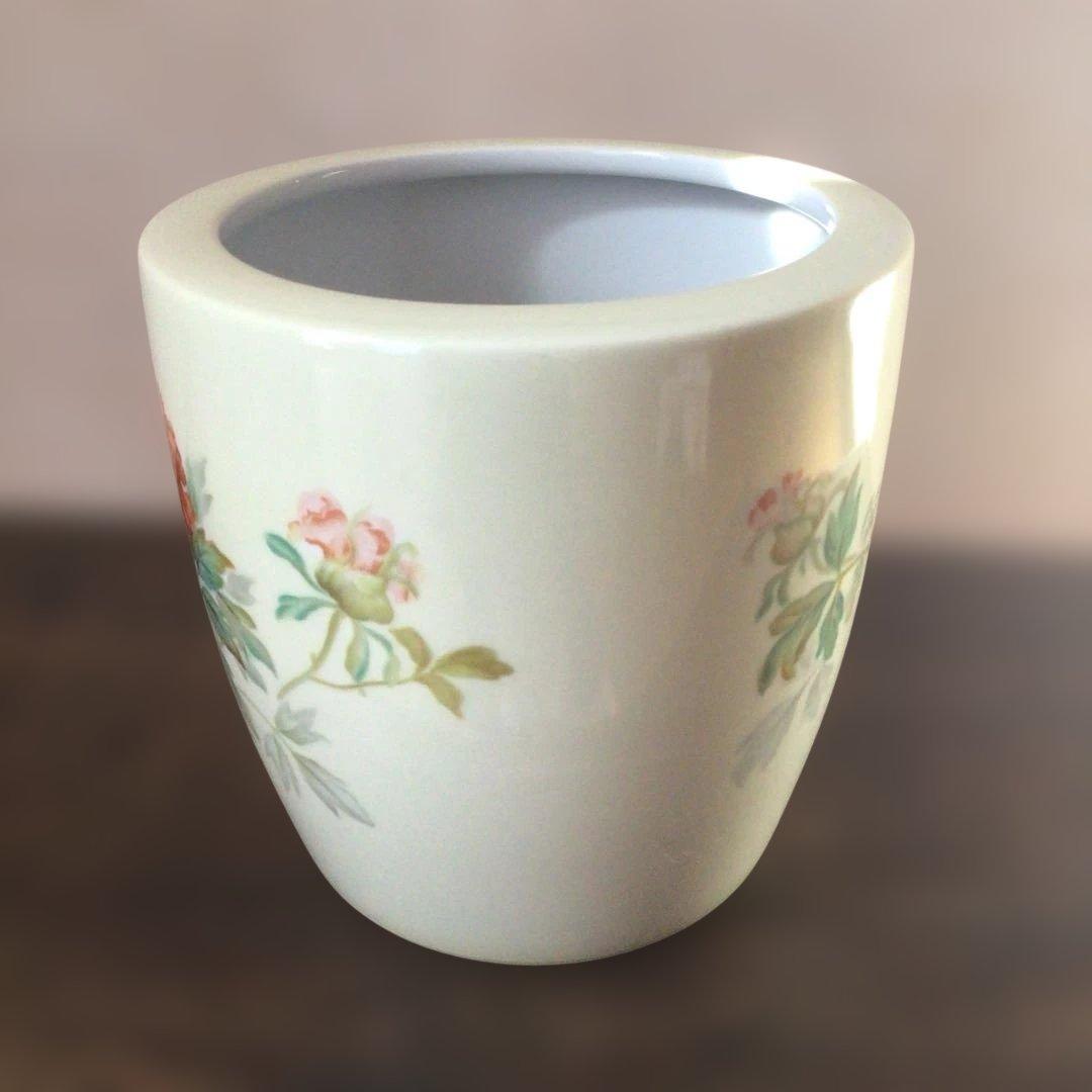 オールドノリタケ 牡丹柄 日陶印 火鉢 - メルカリ