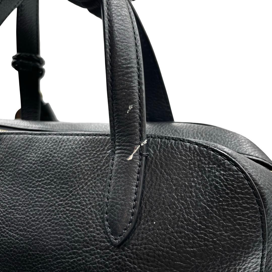 【美品】コールハーン　2way ショルダーバッグ　ハンド　レザー　斜め掛け　金具